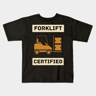 Forklift Certified Meme Kids T-Shirt